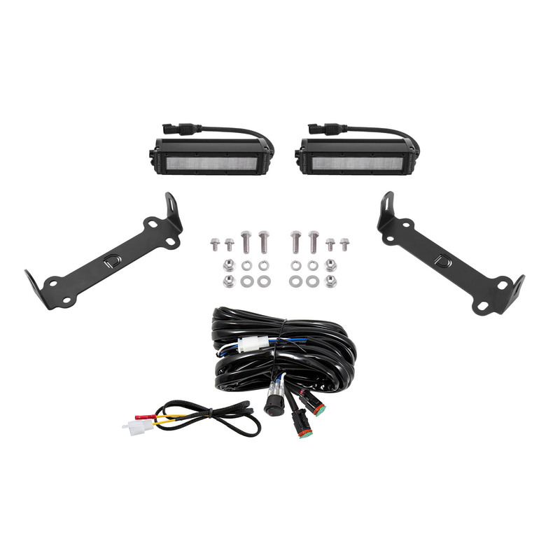  Diode Dynamics - SS6 SAE/DOT LED Lightbar Kit for 2014-2023 Toyota 4Runner, SAE/DOT White Wide